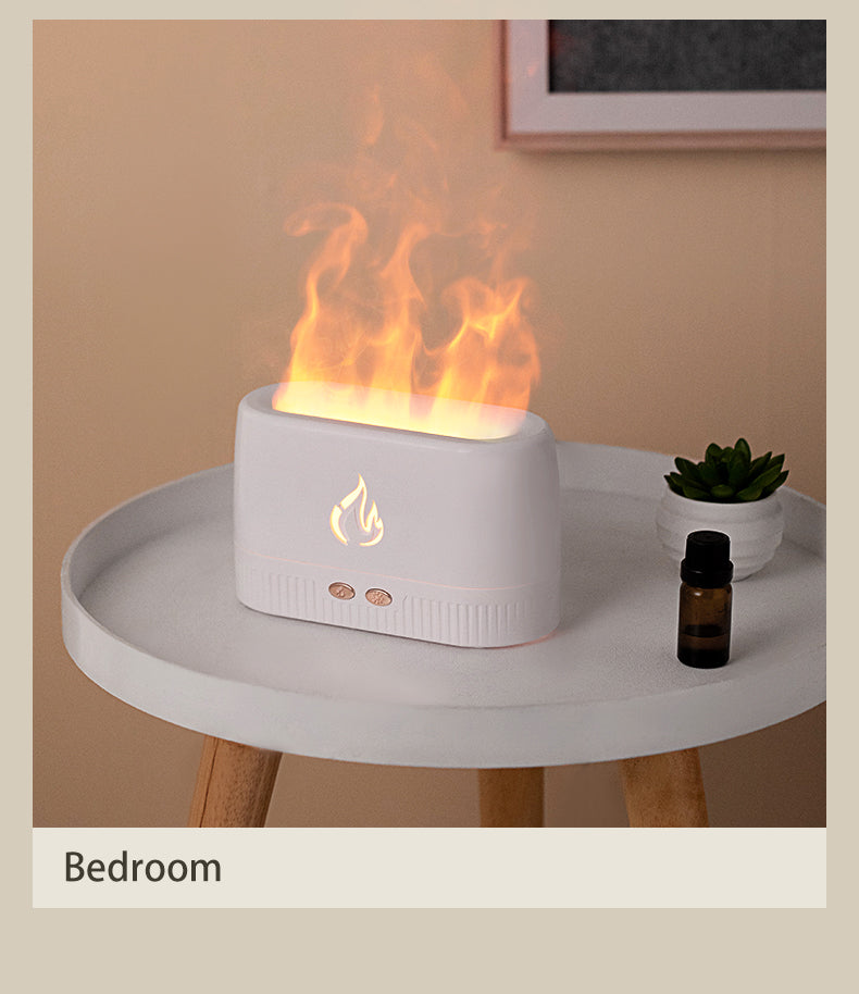 Flame Humidifier Aroma Diffusers Machine - Home Decor