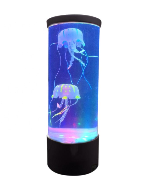 LED Jellyfish Aquarium Lamp Night - Home Decor