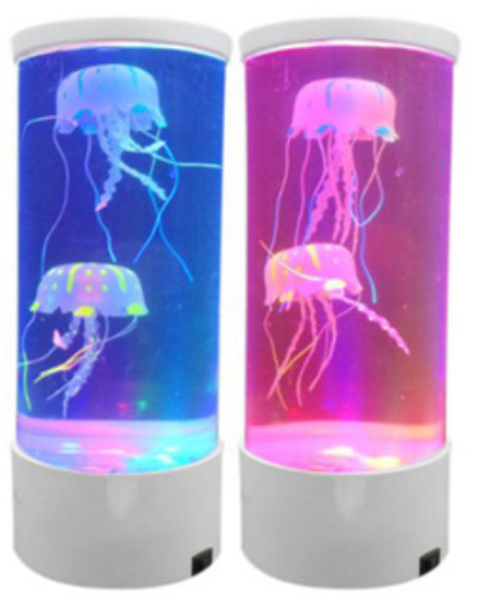 LED Jellyfish Aquarium Lamp Night - Home Decor