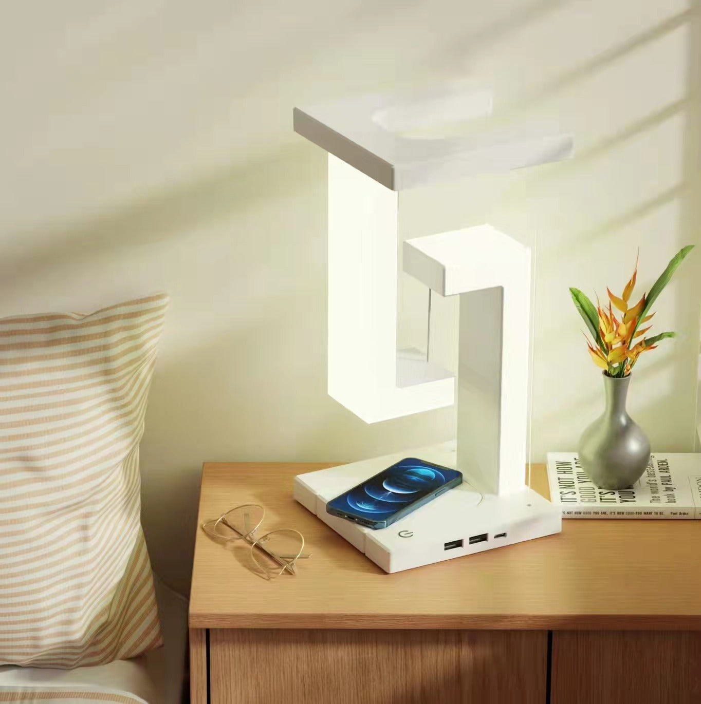 Creative Table Balance Lamp Floating - Home Decor