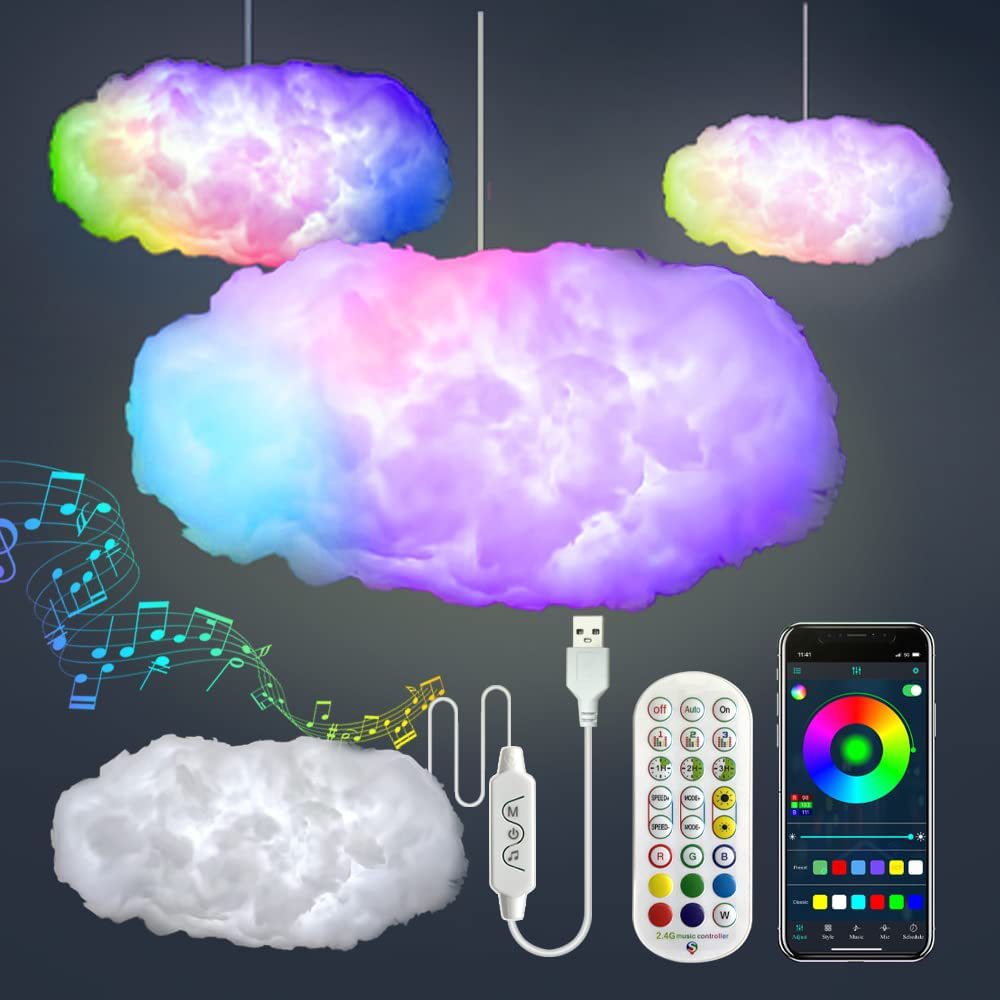 APP Control USB Cloud Light Home Decor - Home Decor