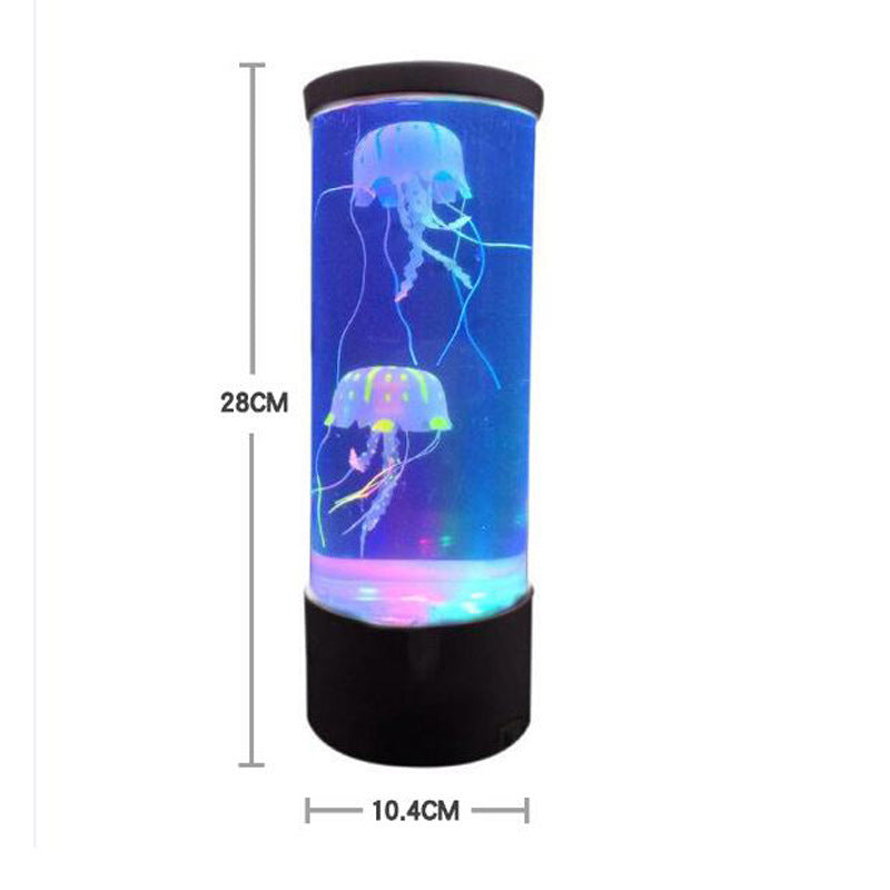 LED Jellyfish Aquarium Lamp Night - Home Decor