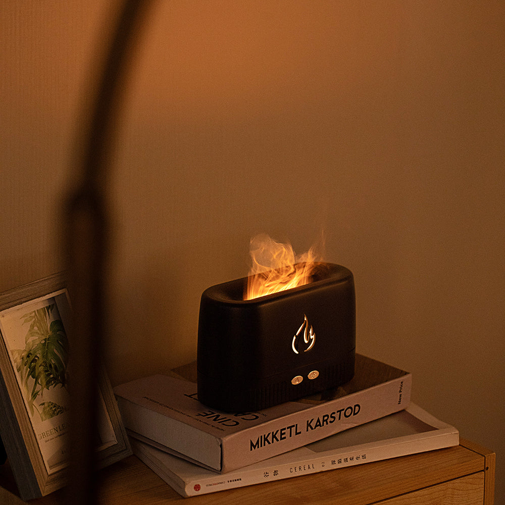 Flame Humidifier Aroma Diffusers Machine - Home Decor