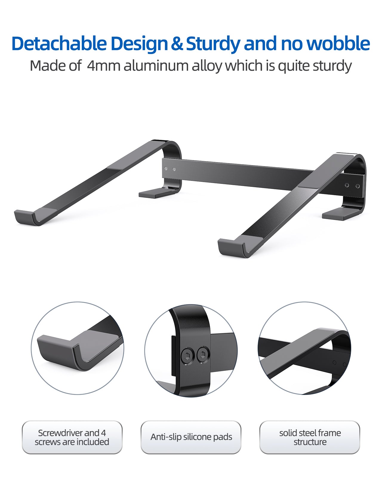 Portable  Aluminum Laptop Stand - Home Decor